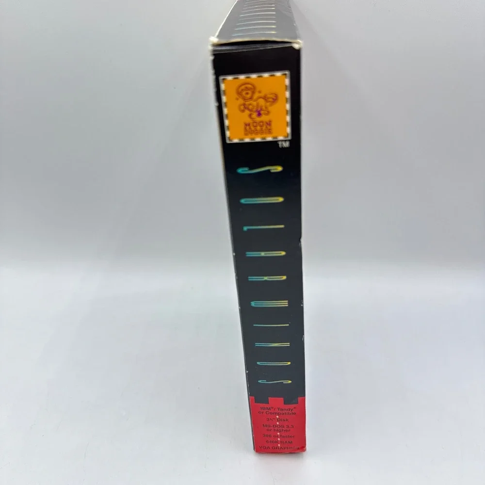 Solar Winds Galaxy PC OS 3.5 Disk  Vtg Big Box 1994 Moon Doggie B&N Co. Sci Fi